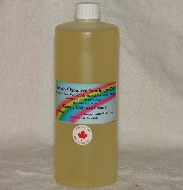 Lightly Ozonated Sunflower Oil